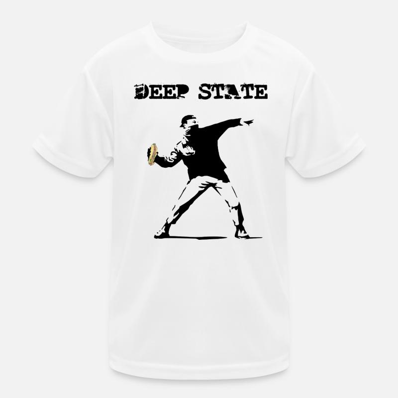 DEEP STATE PRESENTS - OUR AGENT IN ACTION Kids Functional T-Shirt