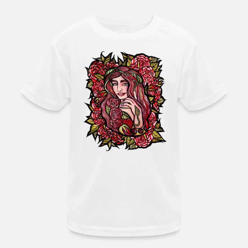 Fleur de rose Enchantresse T-shirt sport Enfant