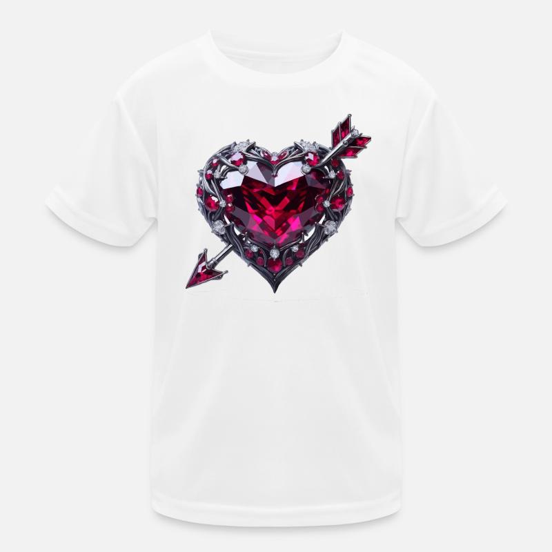 Ruby heart Kids Functional T-Shirt