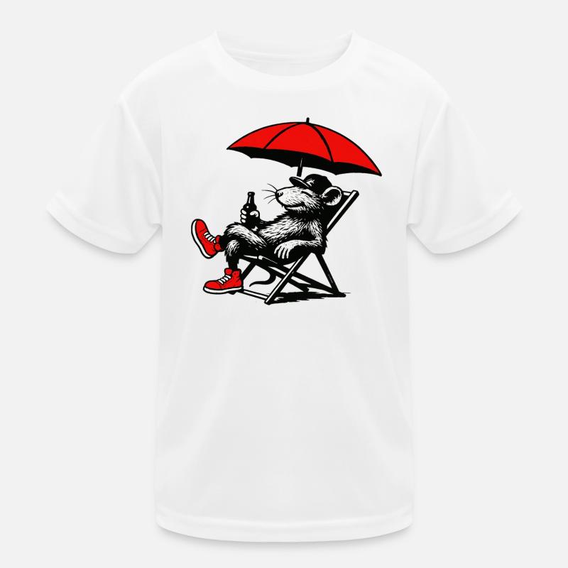 Rat avec parasol Relax T-shirt sport Enfant