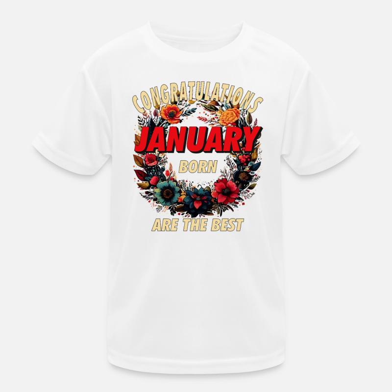 FÉLICITATIONS JANVIER T-shirt sport Enfant