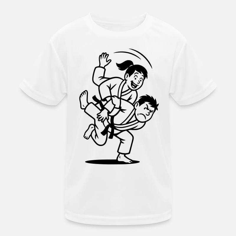Lancer de judoka T-shirt sport Enfant