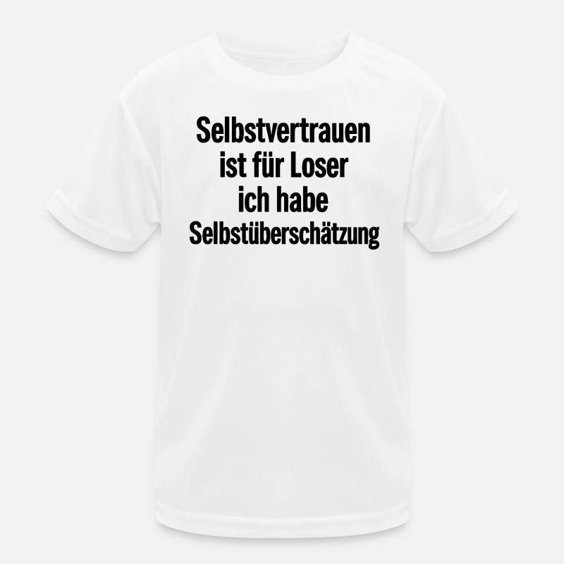 L’excès de confiance est ma devise, la confiance en soi T-shirt sport Enfant
