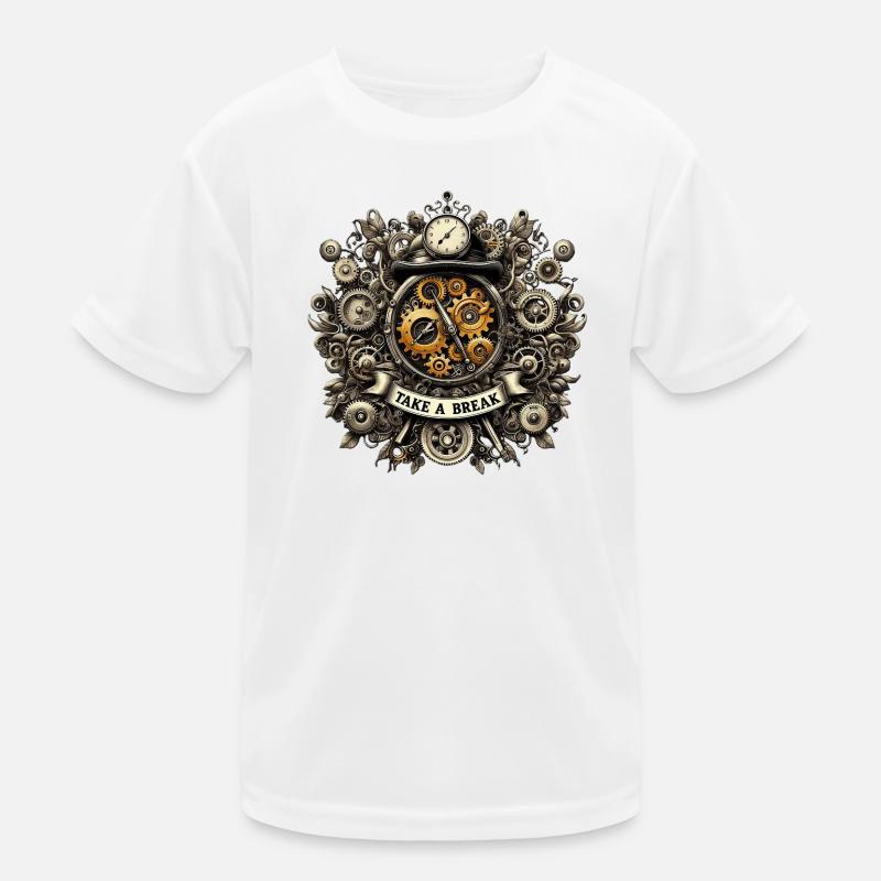 TAKE_A_BREAK Kinder Funktions-T-Shirt