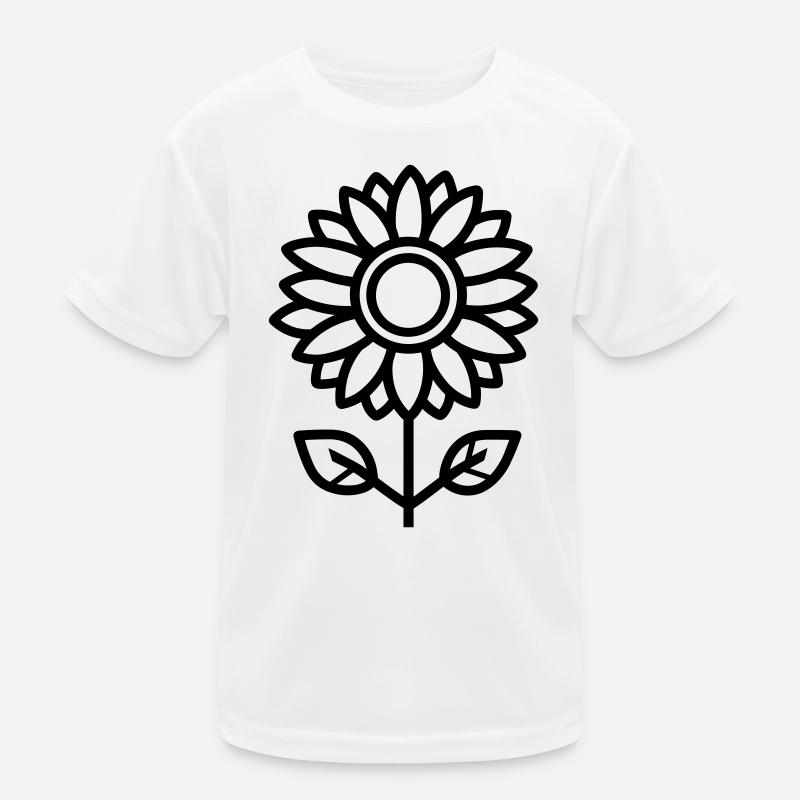 Sonnenblume Kinder Funktions-T-Shirt