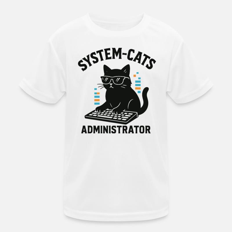 Administrateur System Cats T-shirt sport Enfant