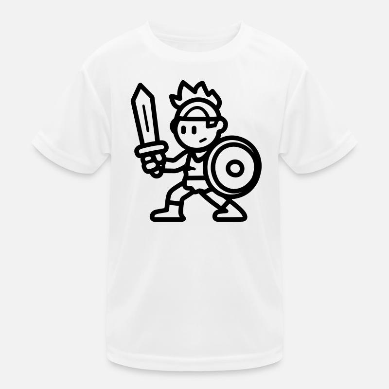 guerrier T-shirt sport Enfant