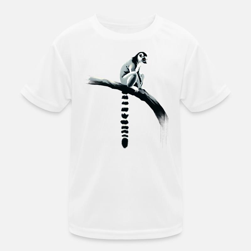 ring-tailed lemur Kids Functional T-Shirt