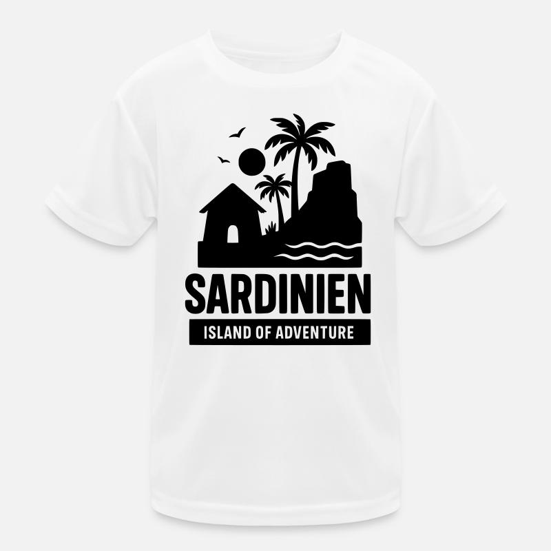 Points de repère de la Sardaigne T-shirt sport Enfant