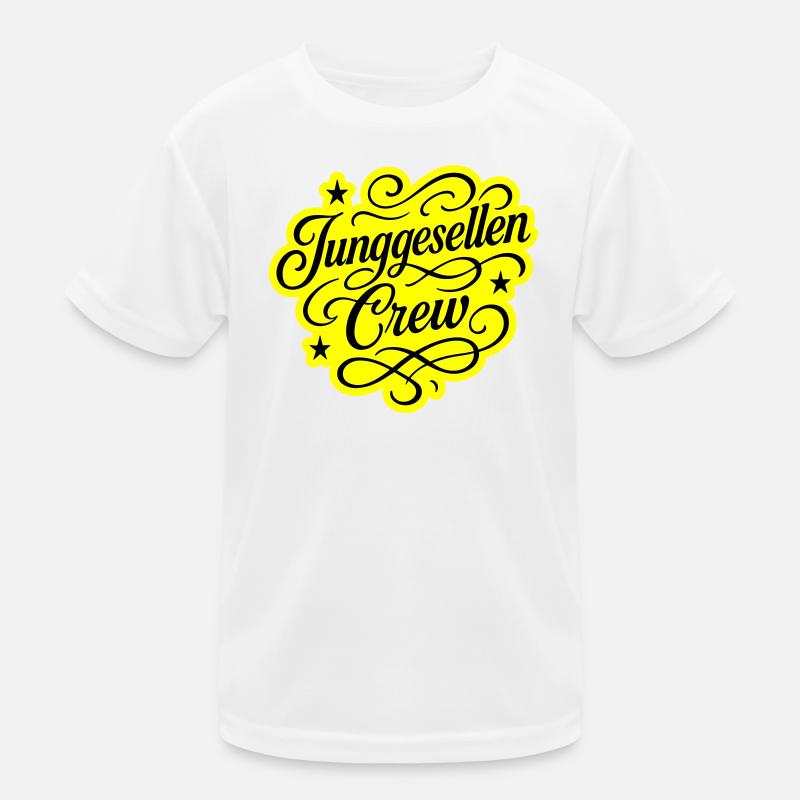 Junggesellen Crew Kinder Funktions-T-Shirt