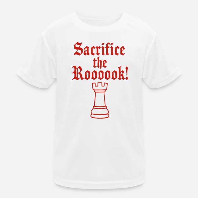 Sacrifice the Tower Gothic Print Kids Functional T-Shirt