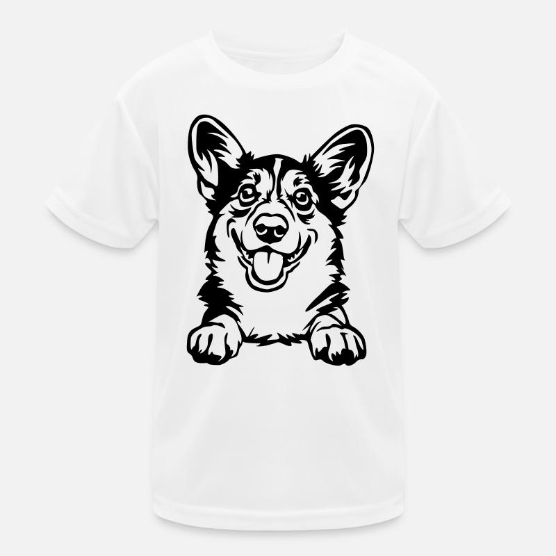 Welsh Corgi Kids Functional T-Shirt
