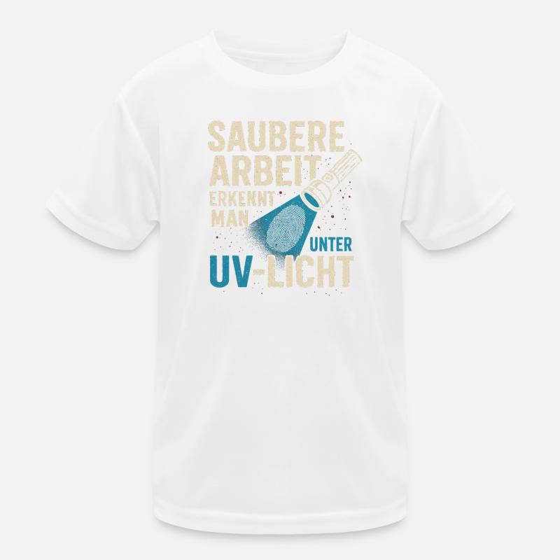 Clean work under UV light Kids Functional T-Shirt