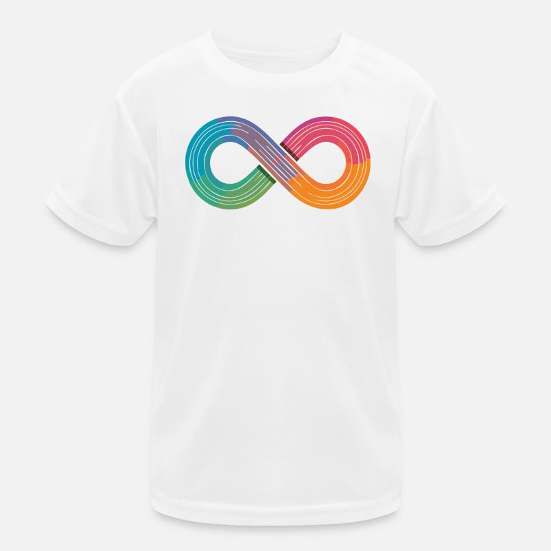 Unendlicher Regenbogen oder doch einfach nur Flow? Kinder Funktions-T-Shirt