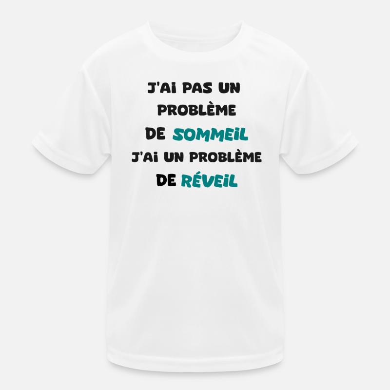 Humor Difficult Awakening Kids Functional T-Shirt