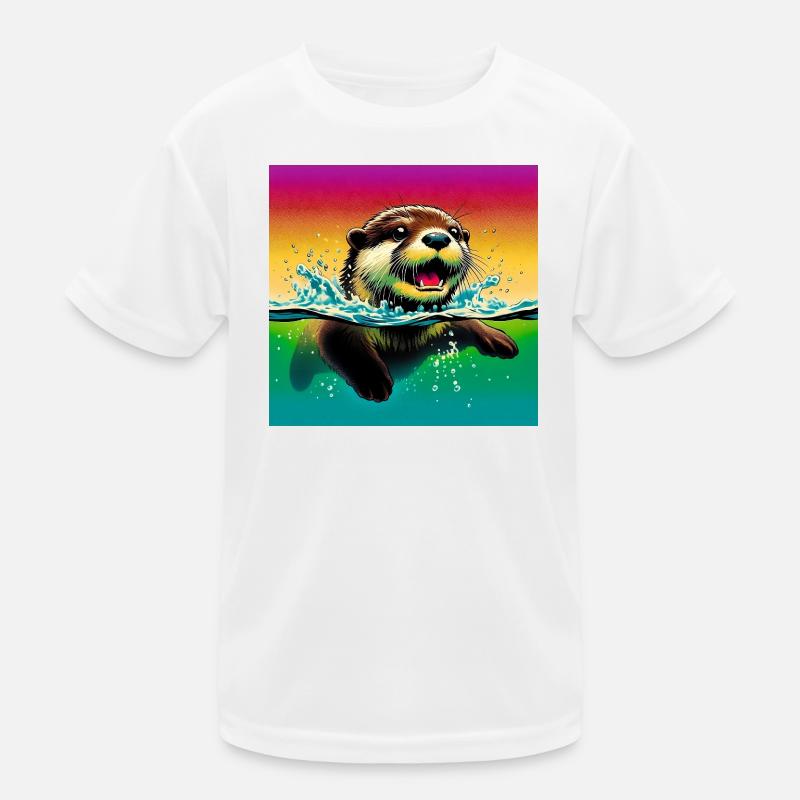 Otter Kinder Funktions-T-Shirt