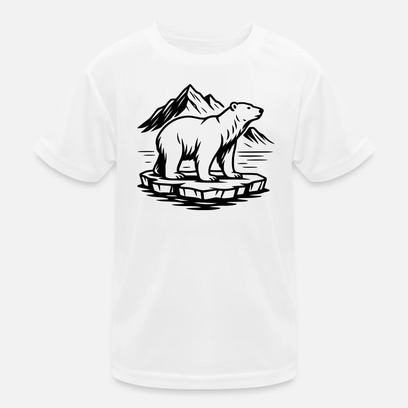 polar bear Kids Functional T-Shirt