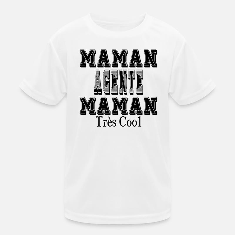 Mama Agent Mama Sehr Cool Kinder Funktions-T-Shirt