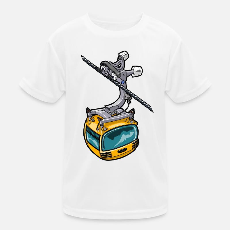 1422-gondole-JAUNE T-shirt sport Enfant
