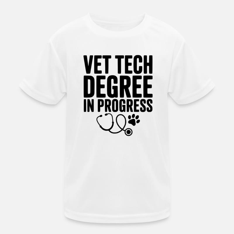 Vet Tech Degree in Progress Kids Functional T-Shirt