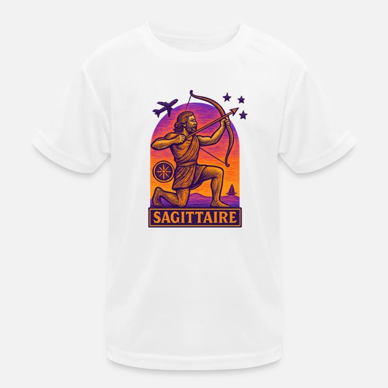 Sternzeichen Schütze - Astrologie Kinder Funktions-T-Shirt