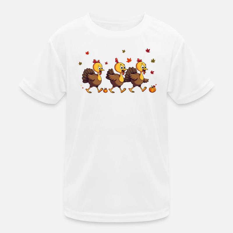 Bébé dinde de Thanksgiving T-shirt sport Enfant