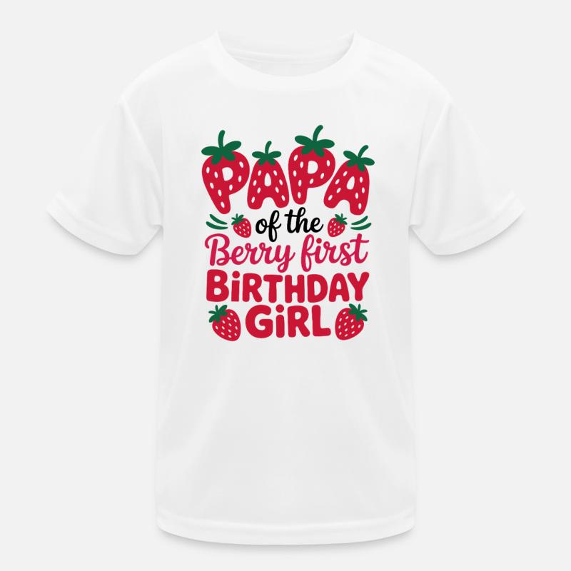 Beerengeburtstag Mädchen Kinder Funktions-T-Shirt