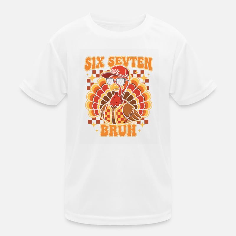 Six Seventeen Bruh Turkey Kids Functional T-Shirt