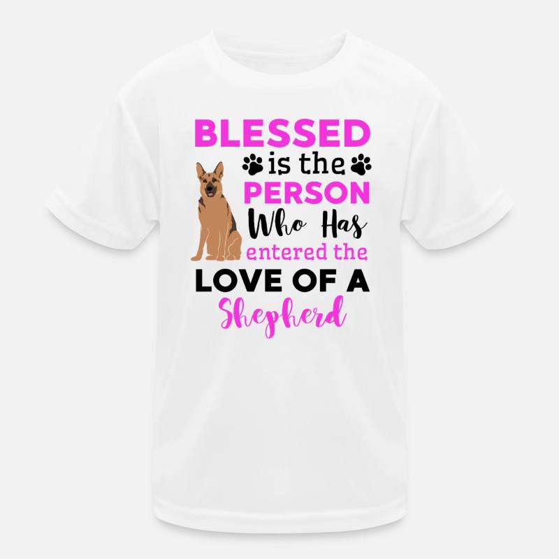 Deutscher Schäferhund Zitat Hundebesitzer Kinder Funktions-T-Shirt