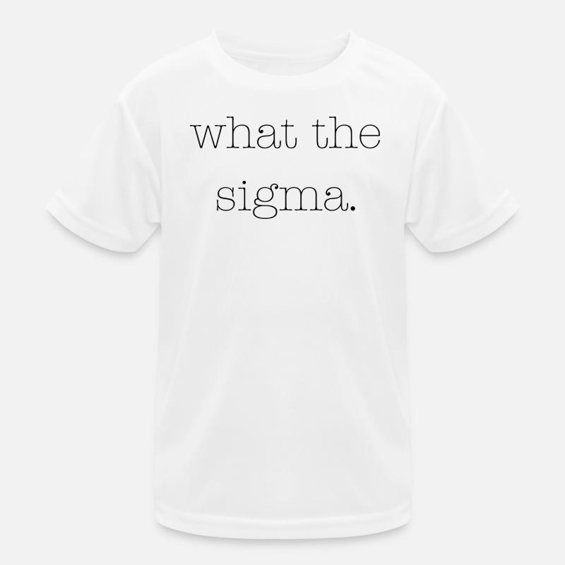 Was das Sigma Kinder Funktions-T-Shirt