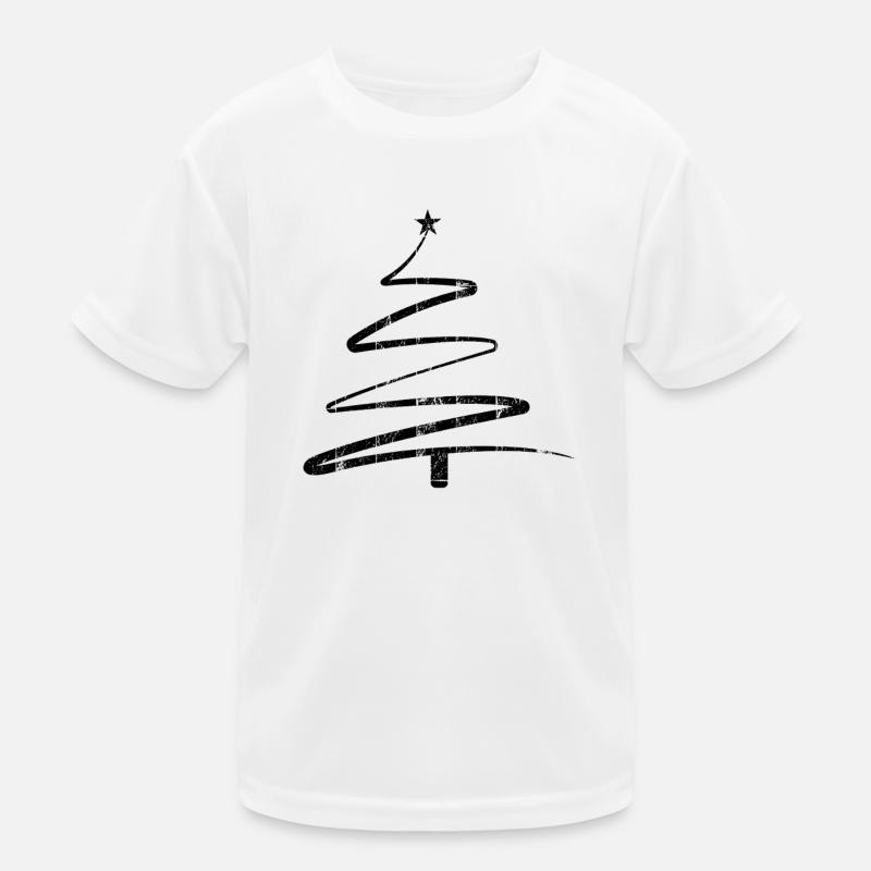Christmas tree Merry Christmas Kids Functional T-Shirt