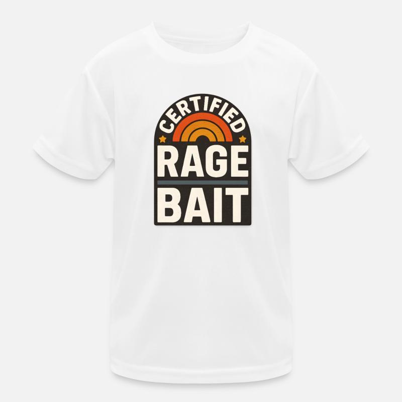 Rage Bait Patch Drôle de dicton T-shirt sport Enfant