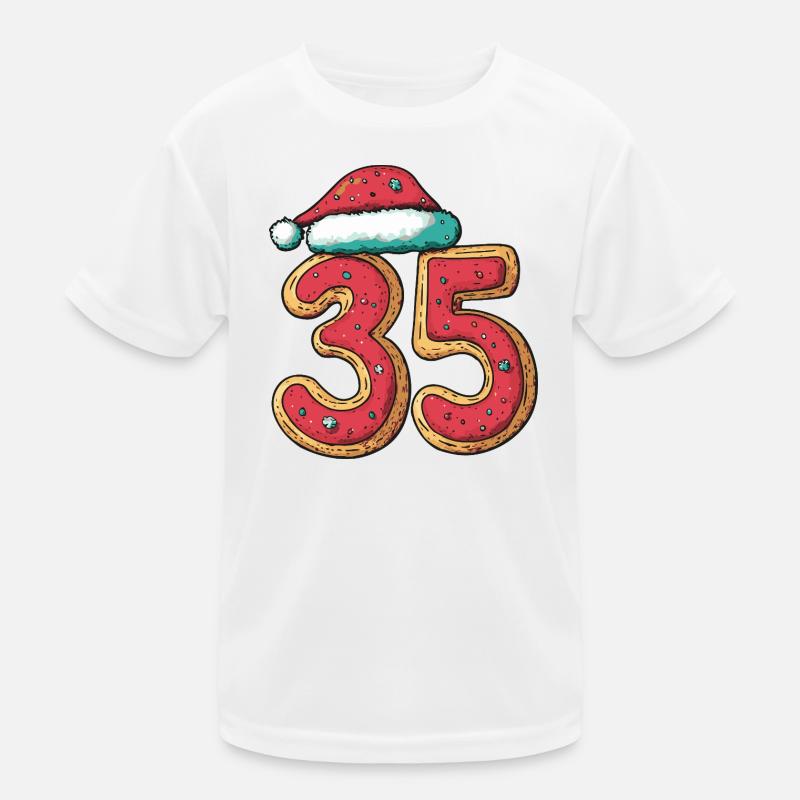 Biscuit de Noël à 35 chiffres T-shirt sport Enfant
