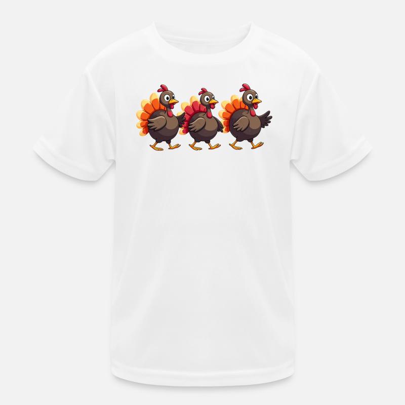 Bébé dinde de Thanksgiving T-shirt sport Enfant