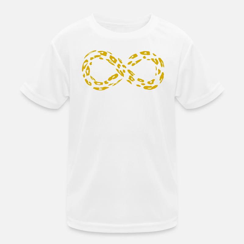 Leopard Infinity Loop (alternativ) Kinder Funktions-T-Shirt