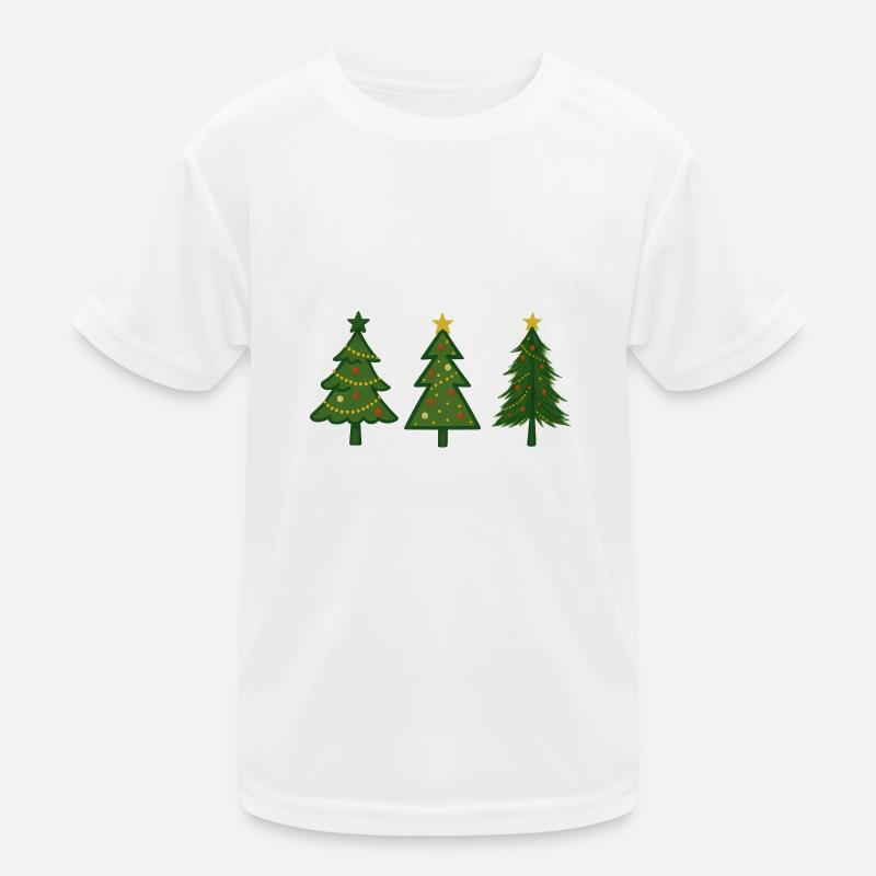 Weihnachtsbaum Christbaum Tannenbaum Kinder Funktions-T-Shirt