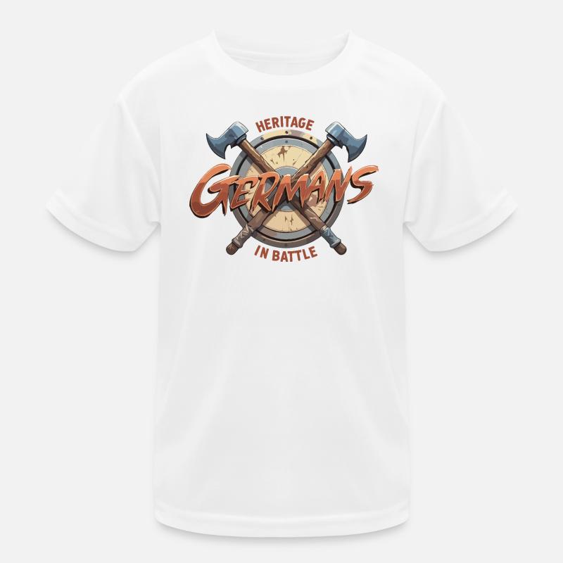 Bouclier de combat des Allemands Graphique T-shirt sport Enfant