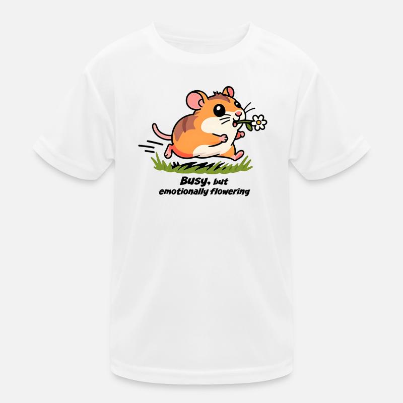 Hamster in the race to work Kids Functional T-Shirt