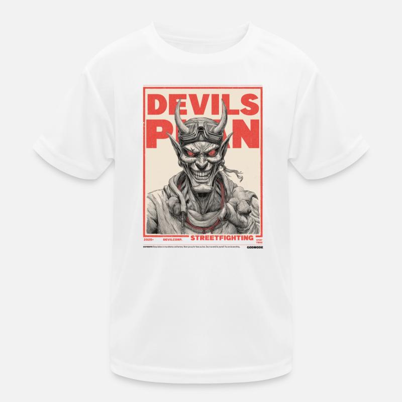 Devils Plan Kinder Funktions-T-Shirt