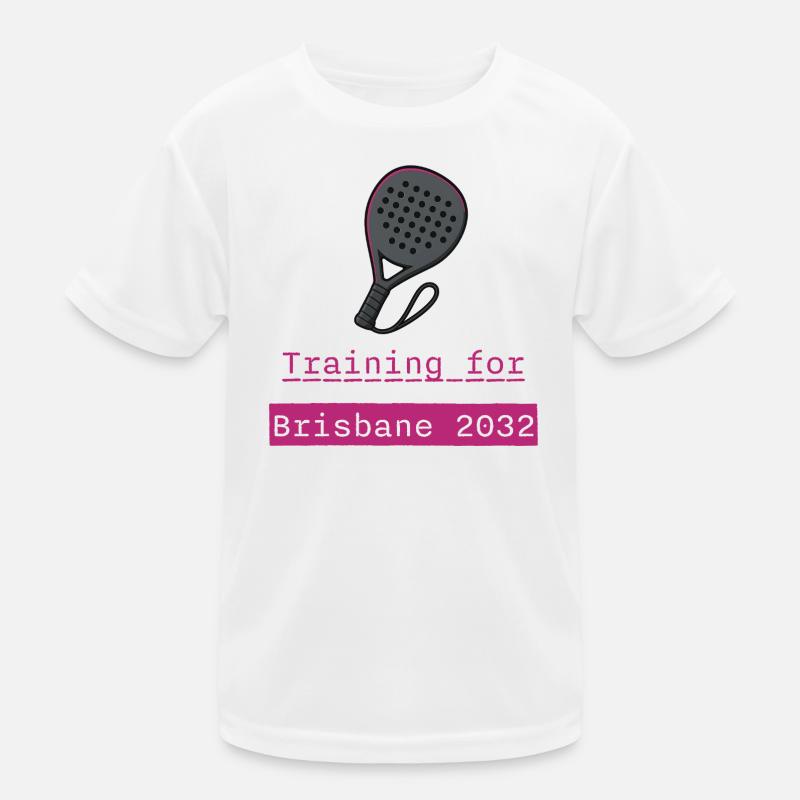 Padel Training Brisbane 2032 Kids Functional T-Shirt