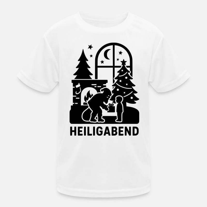 Christmas Eve Kids Functional T-Shirt