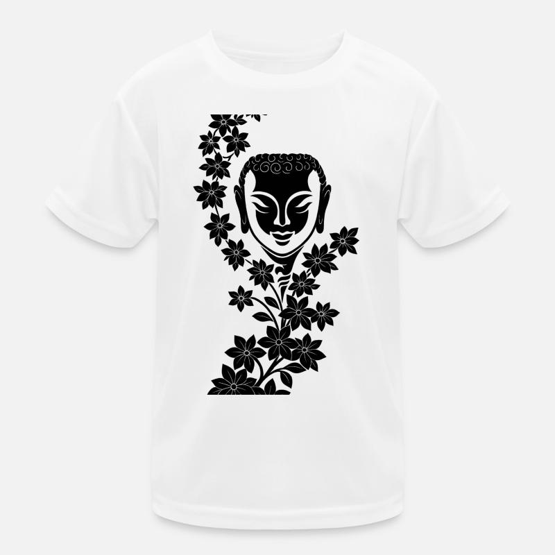Bouddha avec couronne de fleurs -- Âme T-shirt sport Enfant