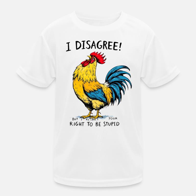 Vibrant Rooster Splash Art T-shirt sport Enfant