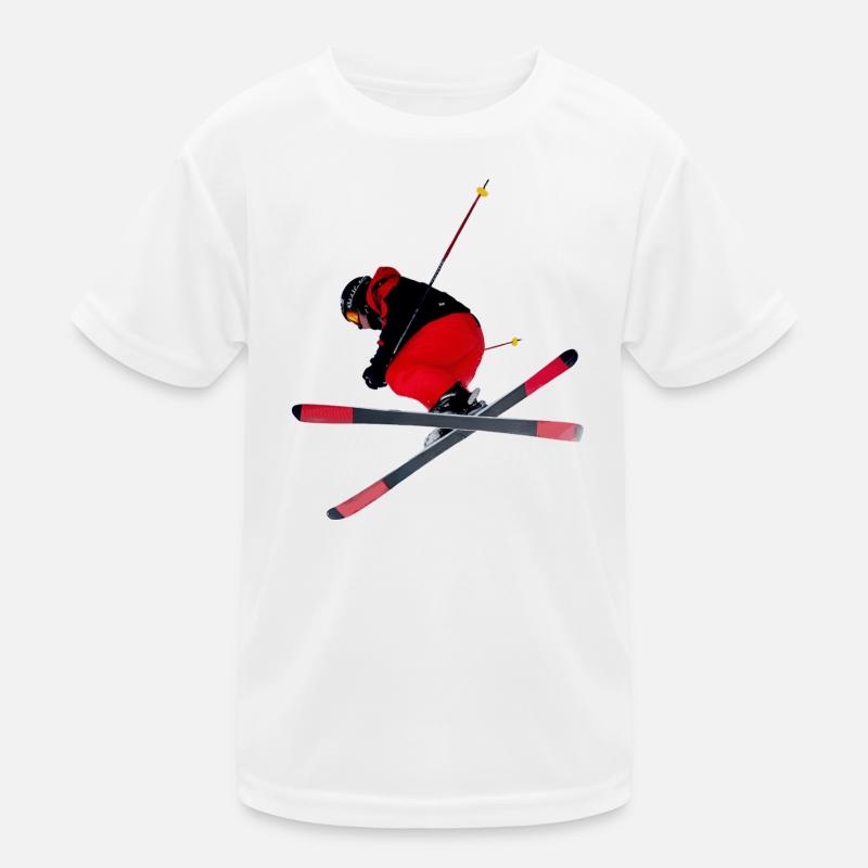 Skier Kids Functional T-Shirt