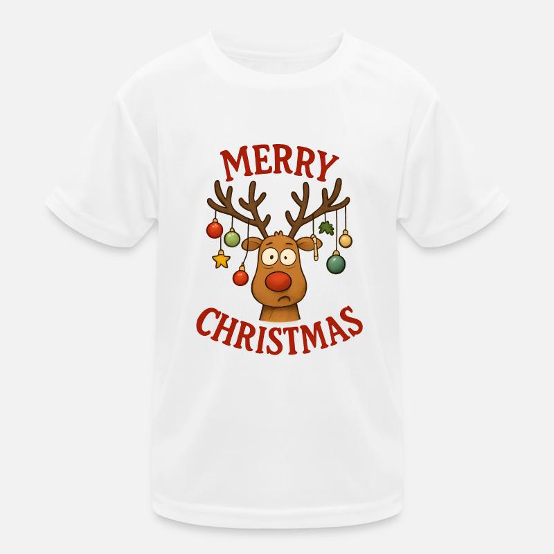 Joyeux Noël Rudolph T-shirt sport Enfant