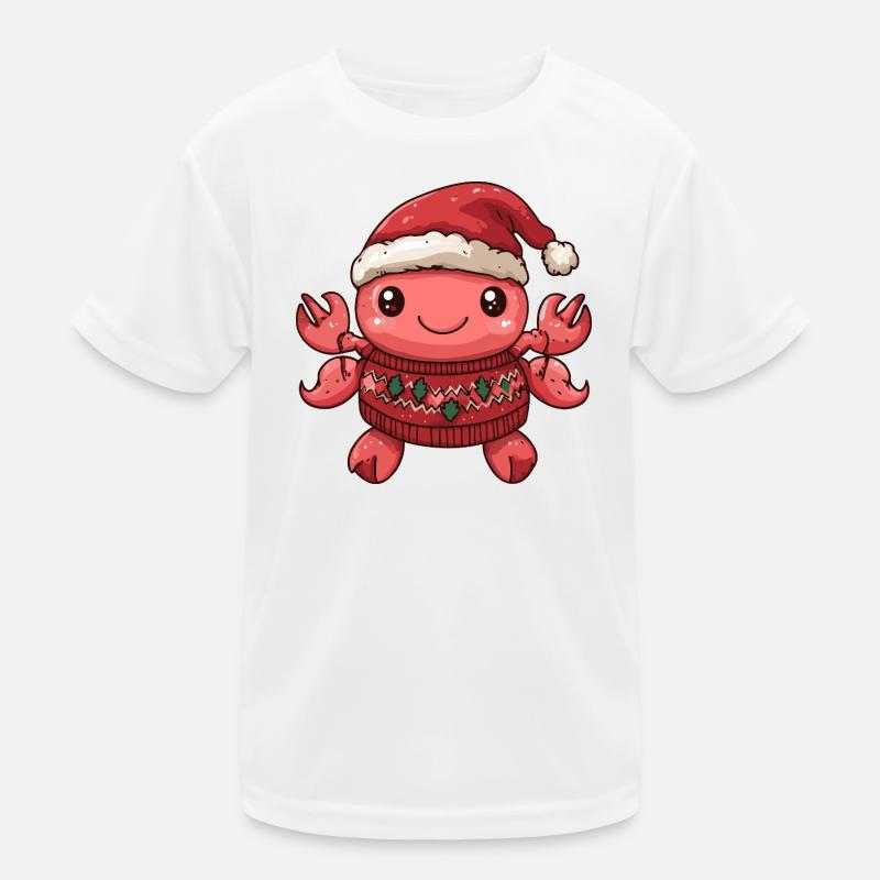 Crab Crab Christmas Kids Functional T-Shirt