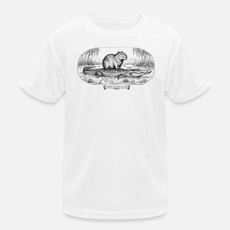 Croco et Capybara T-shirt sport Enfant