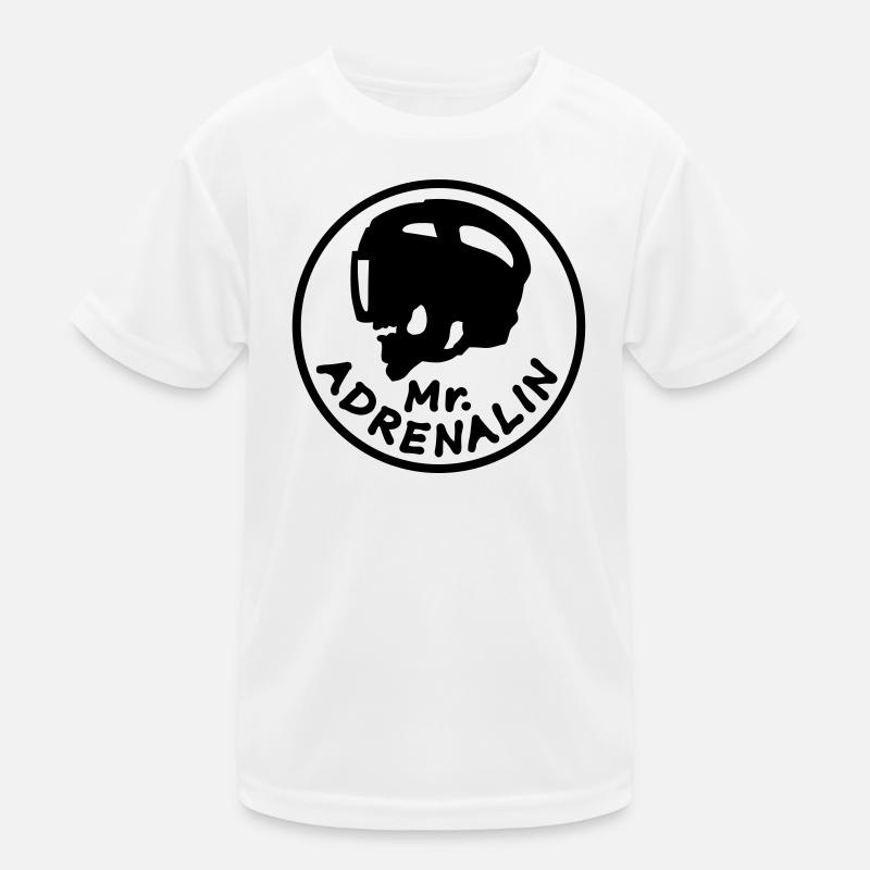 Mr. Adrenalin Eishockey Kinder Funktions-T-Shirt
