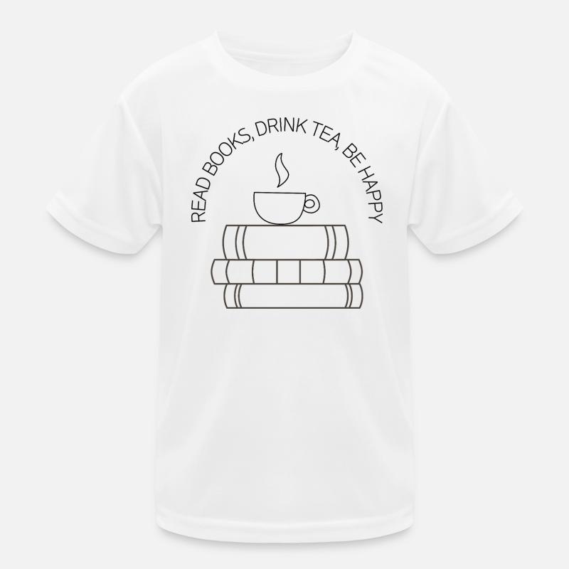 Reading, Tea & Happiness – Design Kids Functional T-Shirt