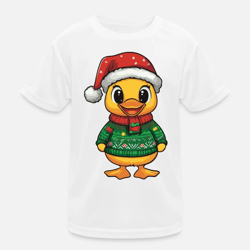Noël de canard T-shirt sport Enfant